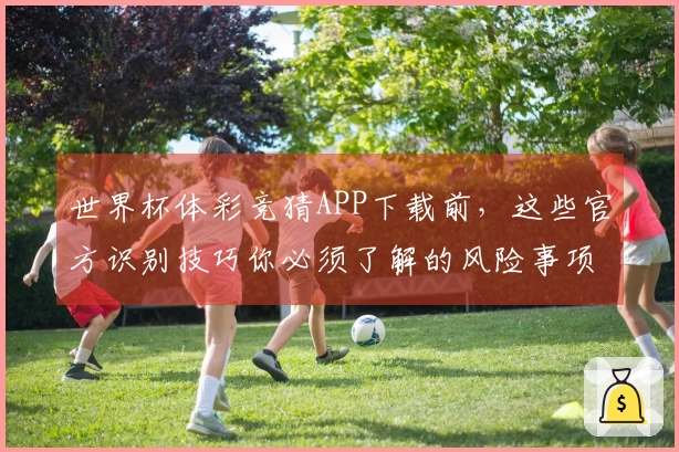 世界杯体彩竞猜APP下载前，这些官方识别技巧你必须了解的风险事项